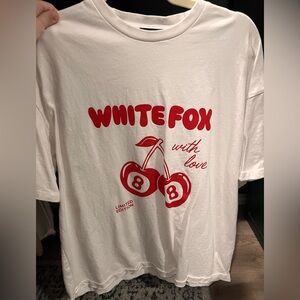 White Fox Boutique Cherry Graphic Tee